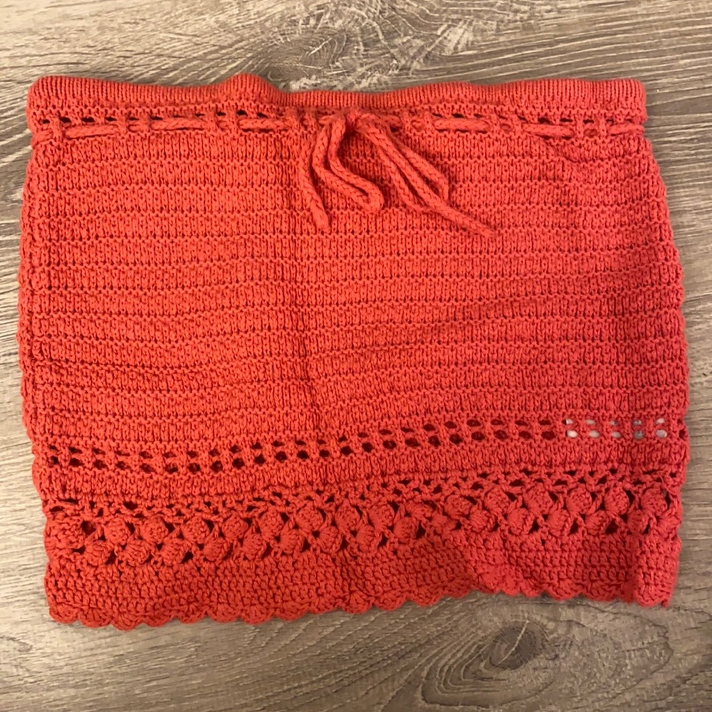 crochet strapless top